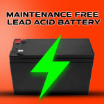 12V Battery 7Ah Lead Acid | Perfect for UPS Systems- Kids Electric Cars &amp; multitask