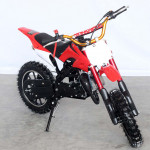 Dirt Bike for Kids with Free Kids Protective Gear Set (7-11 years), 50cc Petrol Bike with 2-Stroke Engine