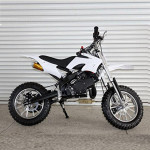 Dirt Bike for Kids with Free Kids Protective Gear Set (7-11 years), 50cc Petrol Bike with 2-Stroke Engine