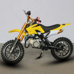 Dirt Bike for Kids with Free Kids Protective Gear Set (7-11 years), 50cc Petrol Bike with 2-Stroke Engine