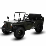 Off road mini jeep | For age group13-24 year | Design for off-roads | 150cc 4 stock engine | military green 2023 model