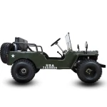 Off road mini jeep | For age group13-24 year | Design for off-roads | 150cc 4 stock engine | military green 2023 model