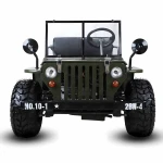 Off road mini jeep | For age group13-24 year | Design for off-roads | 150cc 4 stock engine | military green 2023 model