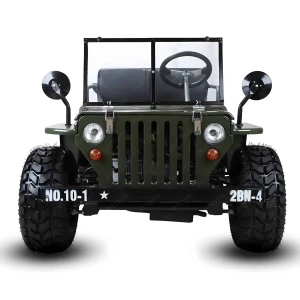 Off road mini jeep | For age group13-24 year | Design for off-roads | 150cc 4 stock engine | military green 2023 model