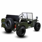 Off road mini jeep | For age group13-24 year | Design for off-roads | 150cc 4 stock engine | military green 2023 model